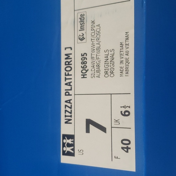 New Adidas Nizza Platform Light Purple Sneakers - Picture 11 of 12